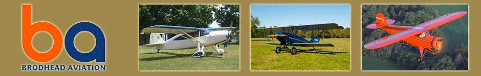 Brodhead Aviation banner with two aircraft