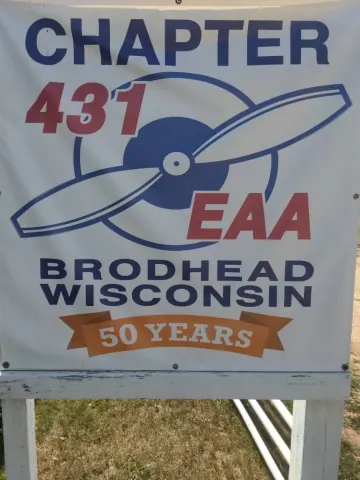 EAA Brodhead Wisconsin sign